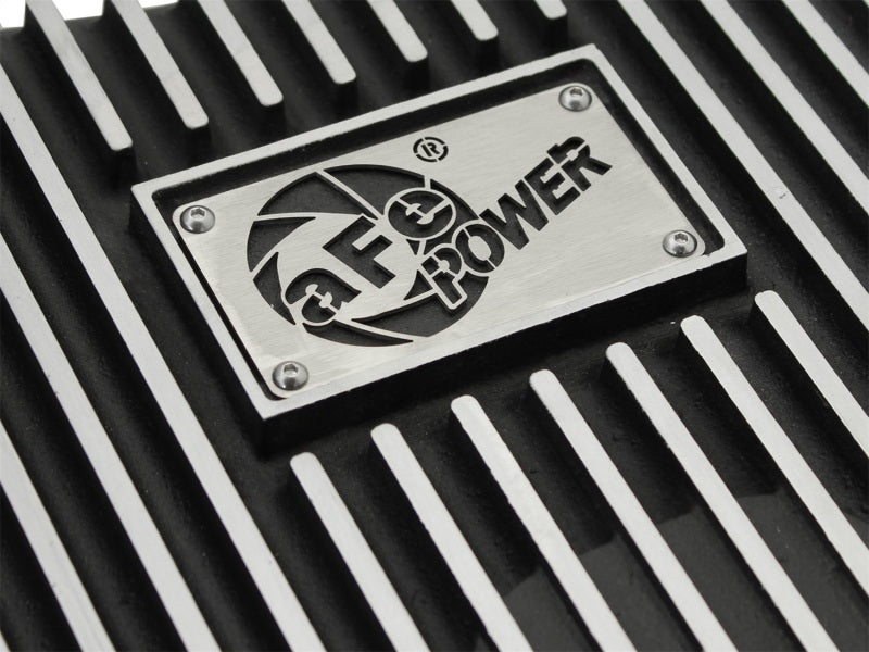 aFe Power Transmission Pan Black Machined 11-14 Ford 6R140 Trucks V8 6.7L (td) - DTX Performance