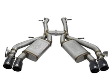 Load image into Gallery viewer, aFe MACHForce XP 3in 304 SS Axle-Back Exhaust Dual Exhaust (NPP) w/ Black Tips 16-17 Camaro SS V8 - DTX Performance