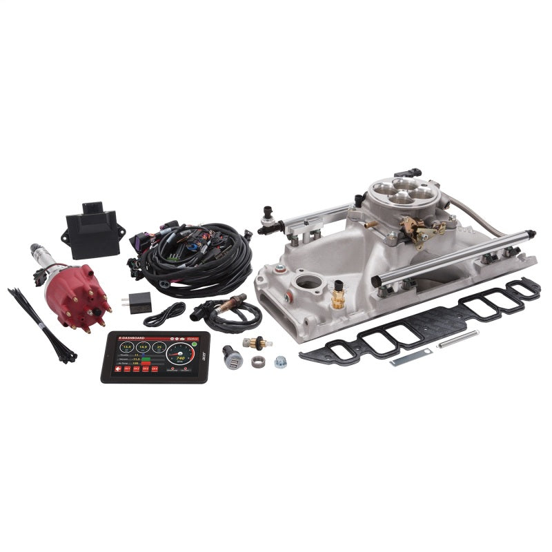 Edelbrock Pro Flo 4 EFI System Seq Port BBC Rect Port 625 Max HP 35lb/hr Satin Finish - DTX Performance