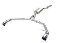 Load image into Gallery viewer, afe MACH Force-Xp 13-16 Audi Allroad L4 SS Axle-Back Exhaust w/ Blue Flame Tips - DTX Performance