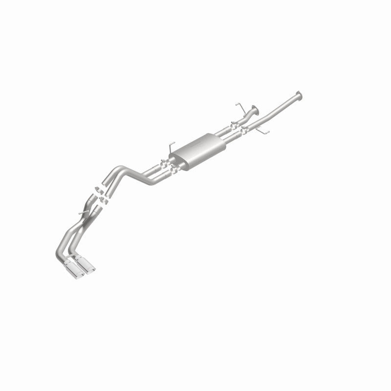 MagnaFlow 14 Toyota Tundra V8 4.6L/5.7L Stainless C/b Exhaust Dual same side pass. rear tire - DTX Performance