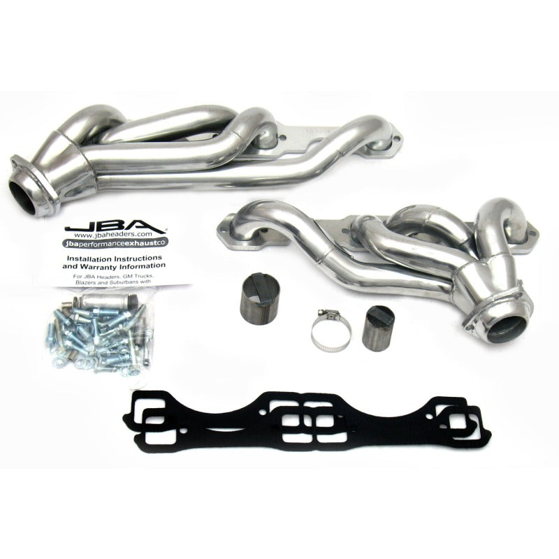 JBA 87-91 Chevrolet Blazer 5.0L/5.7L w/o A.I.R. 1-5/8in Primary Silver Ctd Cat4Ward Header - DTX Performance