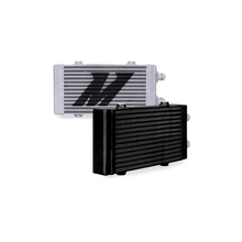 Load image into Gallery viewer, Mishimoto Universal Small Bar and Plate Dual Pass Black Oil Cooler - DTX Performance