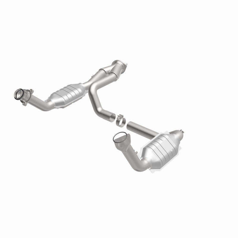 MagnaFlow Conv DF 02-06 Cadillac Escalade / 02-06 Chevy Avalanche 5.3L Dual Conv Y-Pipe Assembly 2WD - DTX Performance