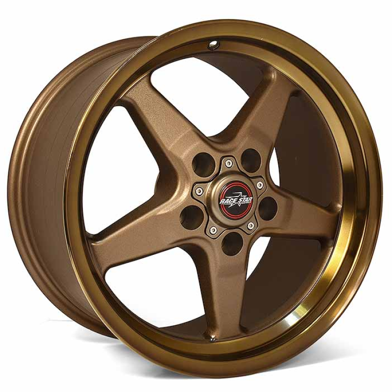 Race Star 92 Drag Star Bracket Racer 17x10.5 5x120bc 7.00bs Bronze Wheel - DTX Performance