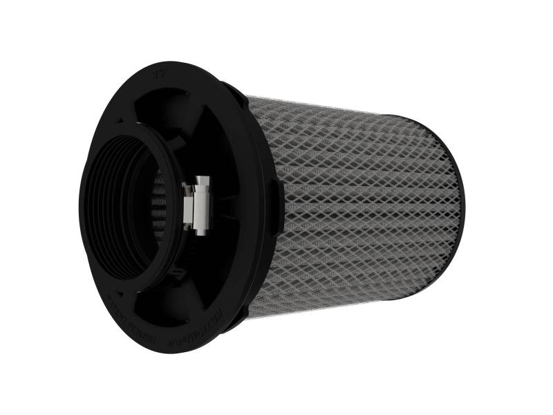 aFe MagnumFLOW Air Filters 3in F x 5-1/2in B x 5-1/4in T (Inverted) x 8in H - Pair - DTX Performance