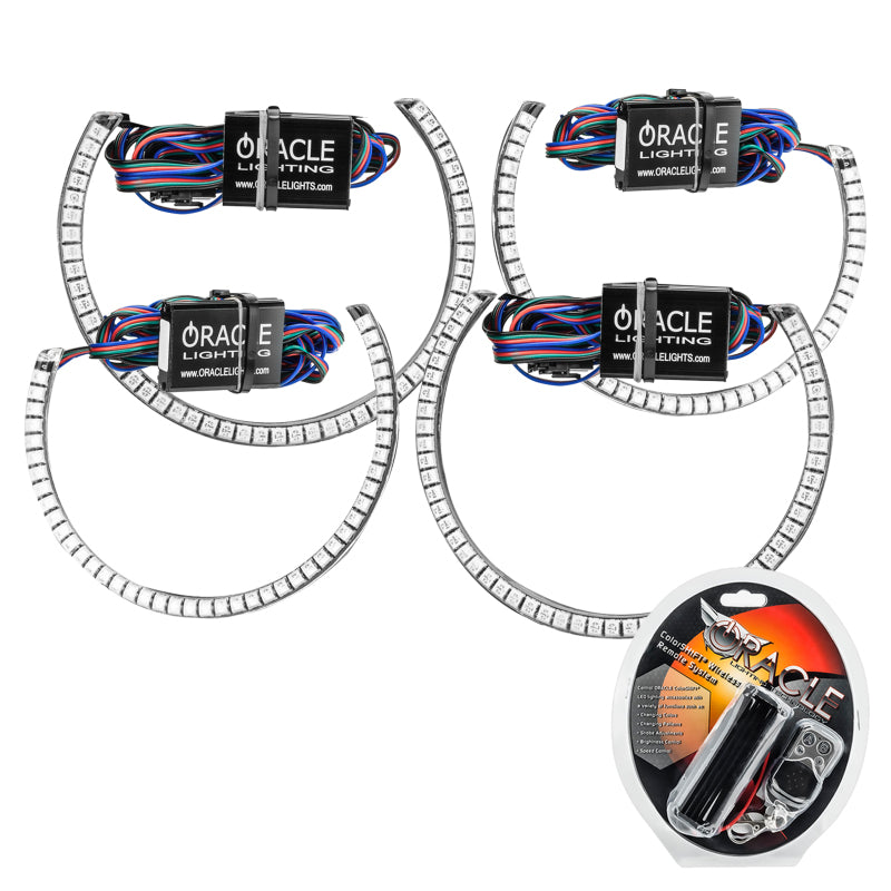 Oracle Dodge Challenger 15-21 LED Waterproof Halo Kit - ColorSHIFT - DTX Performance