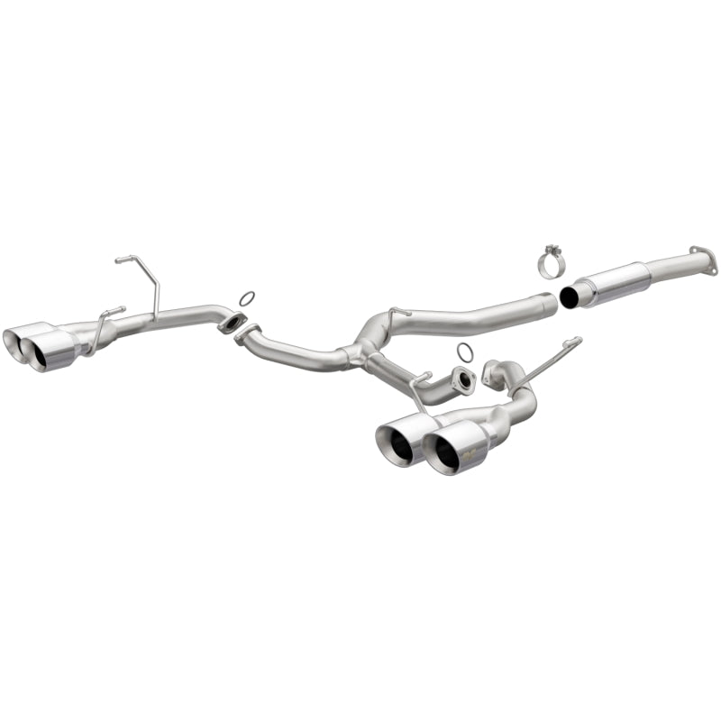 MagnaFlow SYS Cat-Back 15-17 Subaru WRX Sti 2.5L Polished 3in Tips - DTX Performance