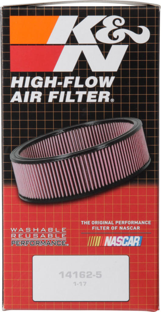 K&N 2-5/8in Flange 7in Diameter 3in Height Round Air Filter Assembly w/ Vent - DTX Performance