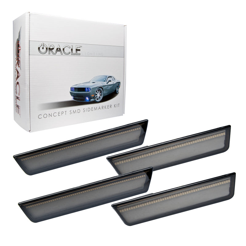 Oracle 08-14 Dodge Challenger Concept Sidemarker Set - Tinted - No Paint - DTX Performance