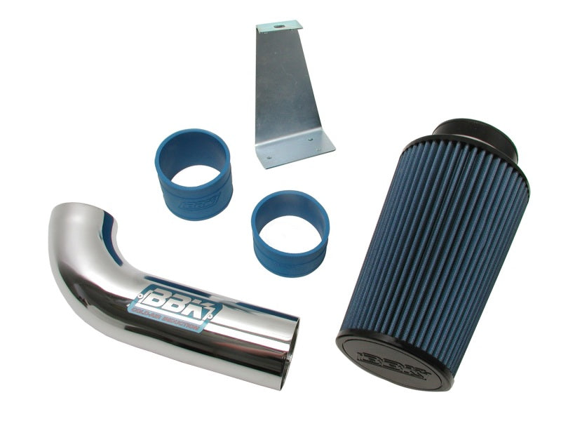 BBK 86-93 Mustang 5.0 Cold Air Intake Kit - Standard Style - Chrome Finish - DTX Performance