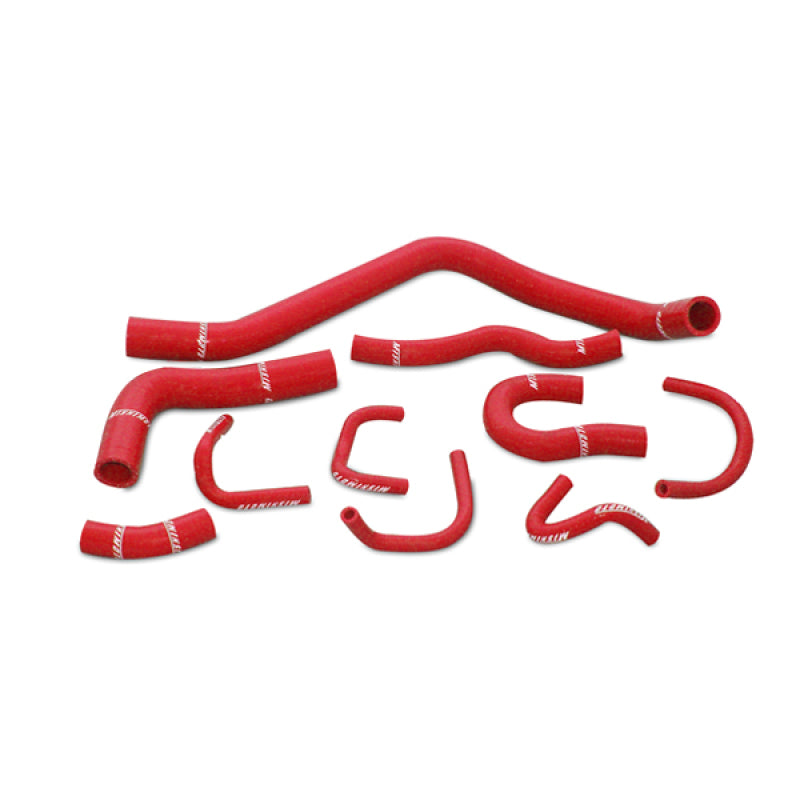 Mishimoto 88-91 Honda Civic Red Silicone Hose Kit - DTX Performance