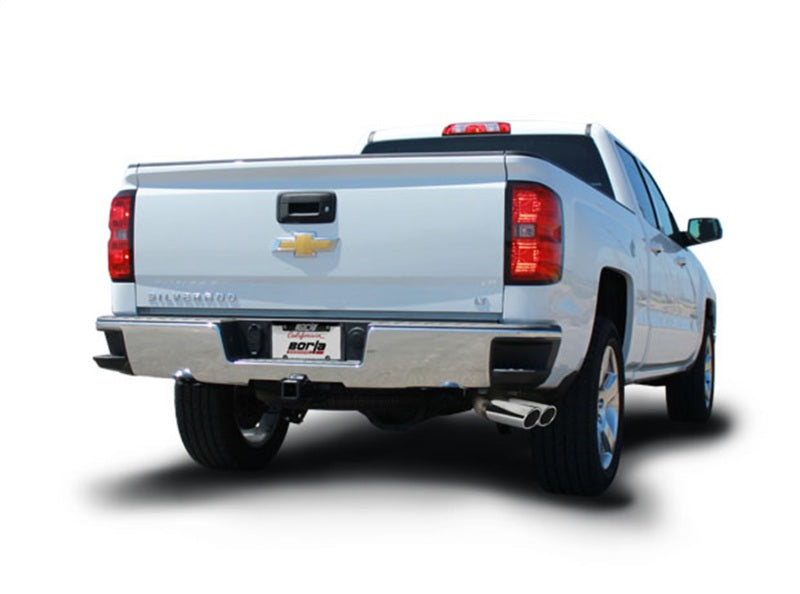 Borla 14 Silv/Sierra 1500 EC Std/CC Short 143.5in WB ATAK Dual Rolled Side Exit Cat-Back Exhaust - DTX Performance