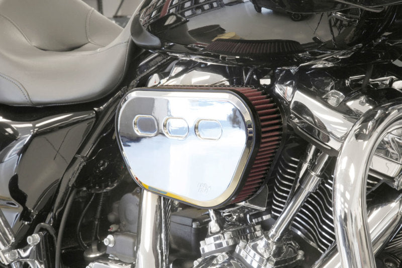 K&N Street Metal Intake System - Big 8 Chrome Intake System-Harley Davidson - DTX Performance