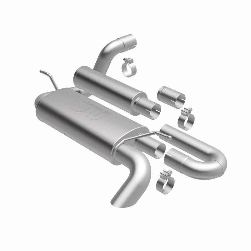 MagnaFlow 18-23 Jeep Wrangler JL 2.0L/3.6L Overland Series Axle-Back Exhaust - DTX Performance