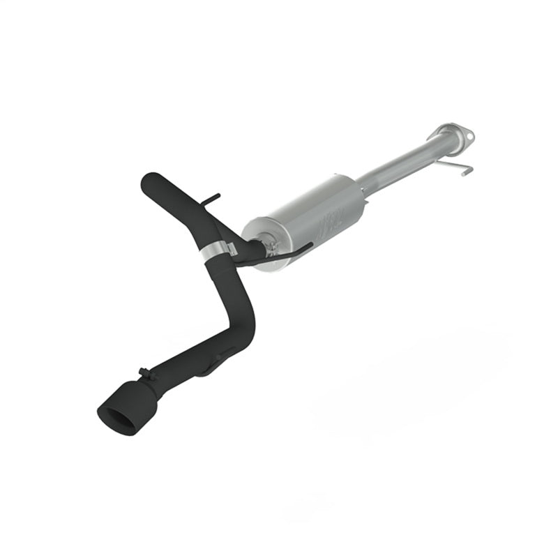 MBRP 10-18 Toyota 4 Runner BLK 4in O.D Tip Single Rear Exit 2.5in Cat Back Exhaust - DTX Performance