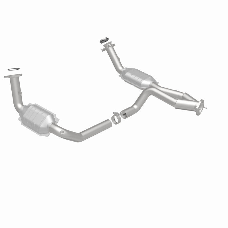 MagnaFlow Conv DF 02-06 Cadillac Escalade / 02-06 Chevy Avalanche 5.3L Dual Conv Y-Pipe Assembly 2WD - DTX Performance