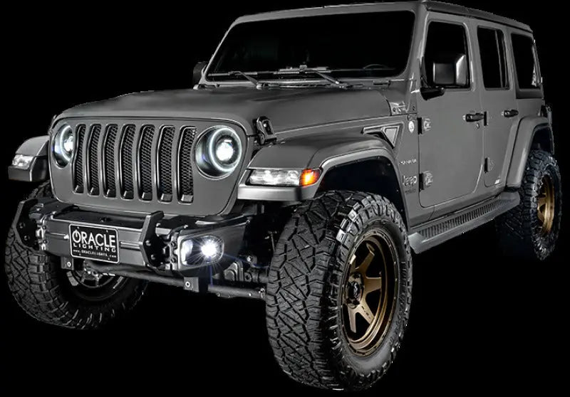 Oracle Jeep Wrangler JL/Gladiator JT Sport High Performance W LED Fog Lights - Green - DTX Performance