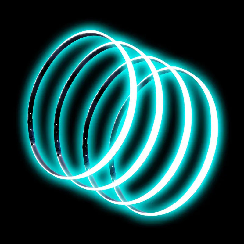 Oracle LED Illuminated Wheel Rings - Aqua - DTX Performance