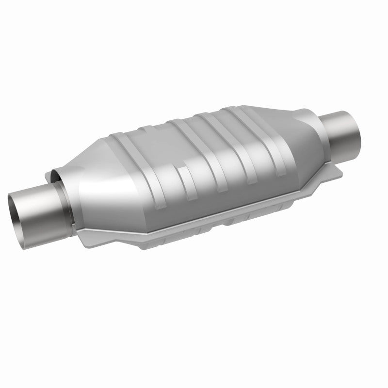 MagnaFlow Conv Universal-Fit 2.25in Inlet/Outlet Center/Center Oval 12in Body/7in Width - DTX Performance