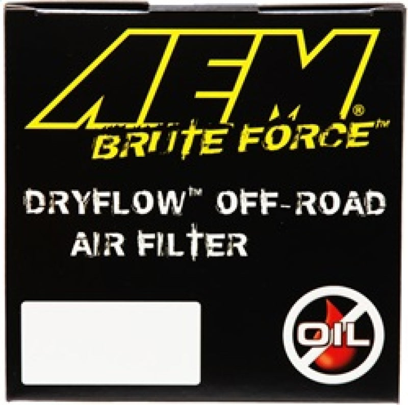 AEM Dryflow 3.5in. X 7in. Round Tapered Air Filter - DTX Performance