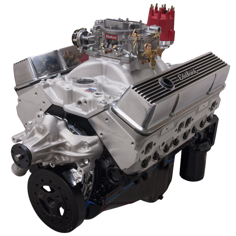 Edelbrock Crate Engine Edelbrock 9 0 1 Performer E-Tec w/ Long Water Pump As Cast - DTX Performance