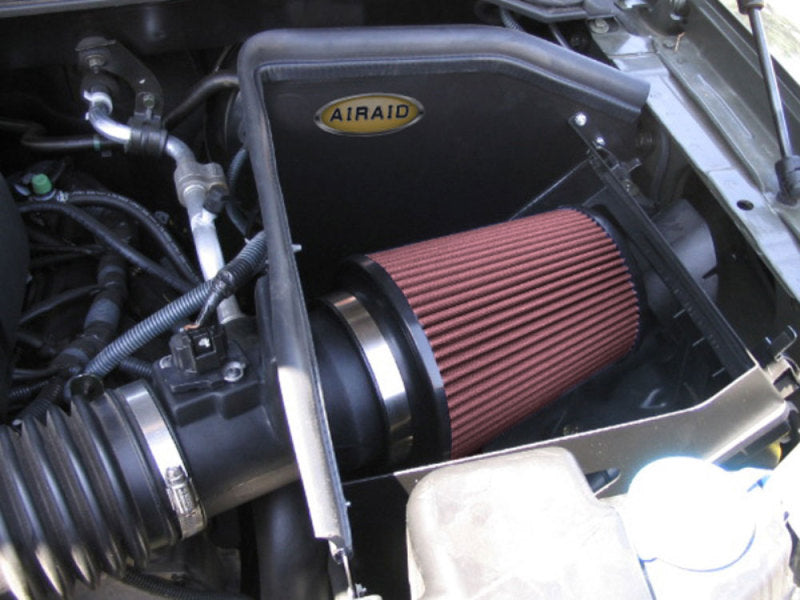 Airaid 04-13 Nissan Titan/Armada 5.6L CAD Intake System w/o Tube (Dry / Red Media) - DTX Performance