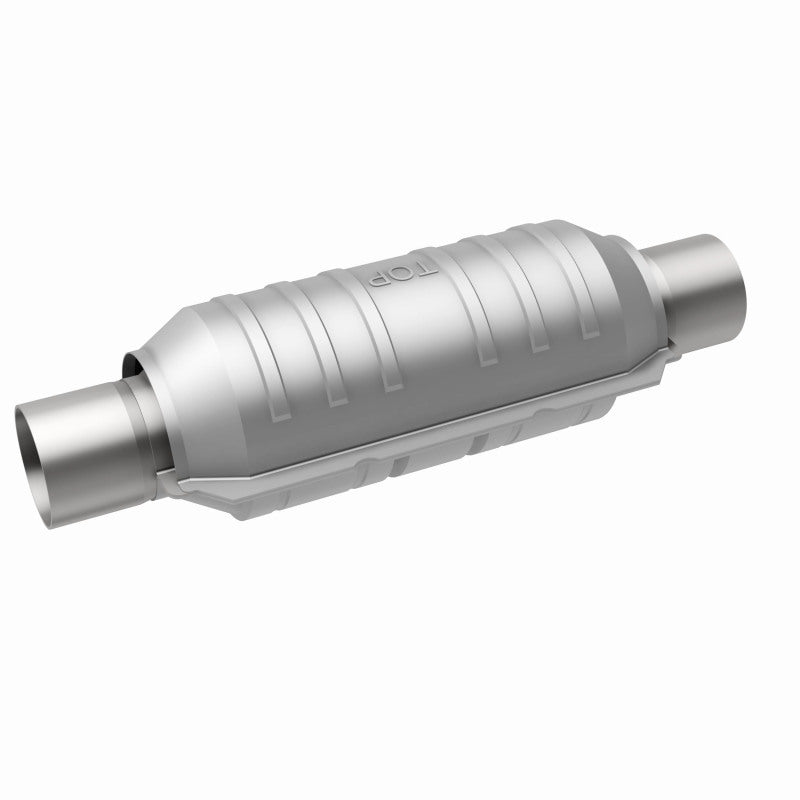 MagnaFlow Catalytic Converter 2 in Inlet 2 in Outlet 11 in Length SS - DTX Performance