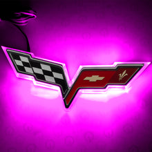 Load image into Gallery viewer, Oracle Chevrolet Corvette C6 Illuminated Emblem - Pink - DTX Performance