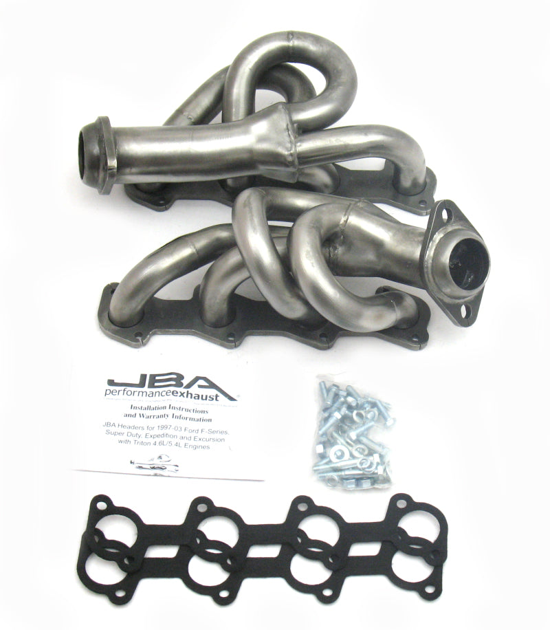 JBA 97-03 Ford F-150 4.6L 2V 1-1/2in Primary Raw 409SS Cat4Ward Header - DTX Performance