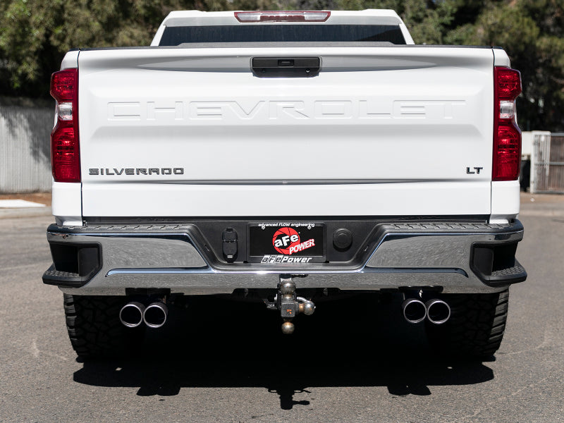 aFe Vulcan Series 3in-2-1/2in 304 SS Cat-Back 2019 GM Silverado / Sierra 1500 V8-5.3L w/ Black Tips - DTX Performance