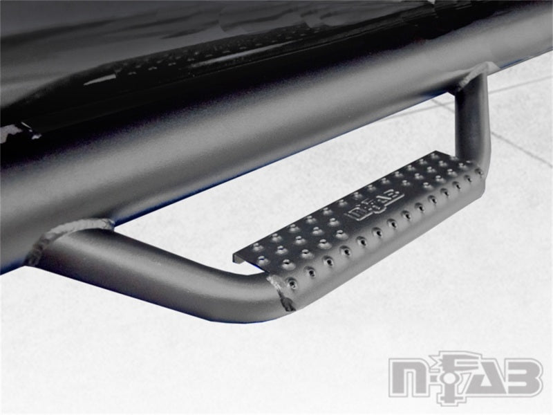 N-Fab Nerf Step 05-15 Toyota Tacoma Double Cab 6ft Bed - Tex. Black - Bed Access - 2in - DTX Performance