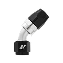 Load image into Gallery viewer, Mishimoto Aluminum -4AN 45 Degree Fitting - Black - DTX Performance