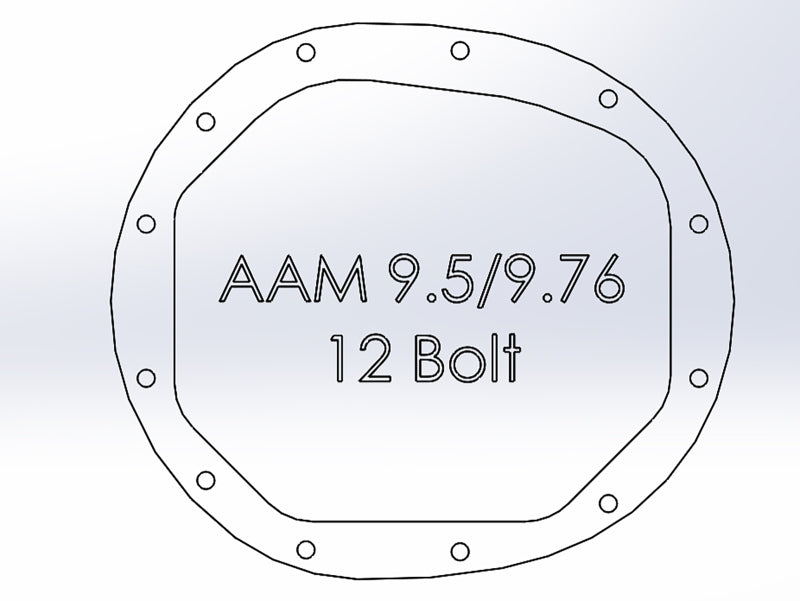 aFe Power Pro Series AAM 9.5/9.76 Rear Diff Cover Black w/Mach Fins 14-19 GM Silverado/Sierra 1500 - DTX Performance