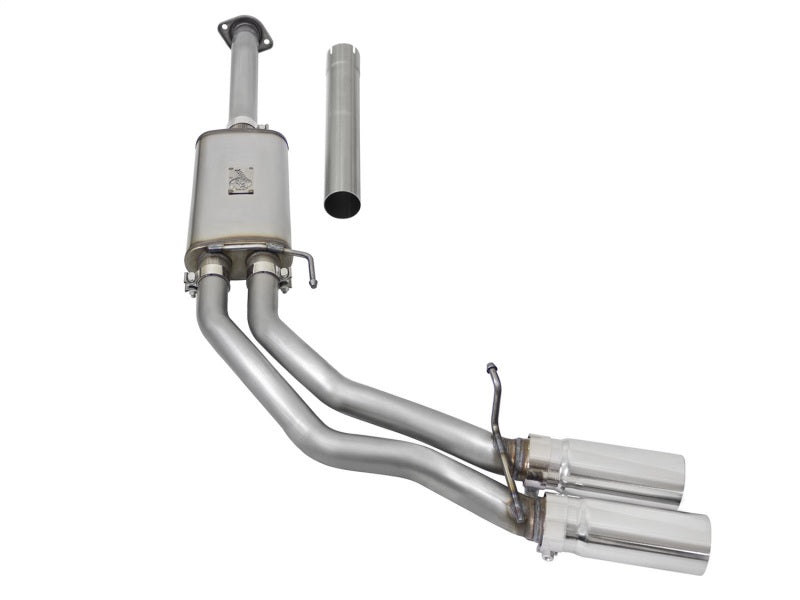 aFe Rebel Exhausts 3in SS Cat-Back 15-16 Ford F-150 EcoBoost V6 2.7/3.5L V8 5.0L w/ Polished Tips - DTX Performance