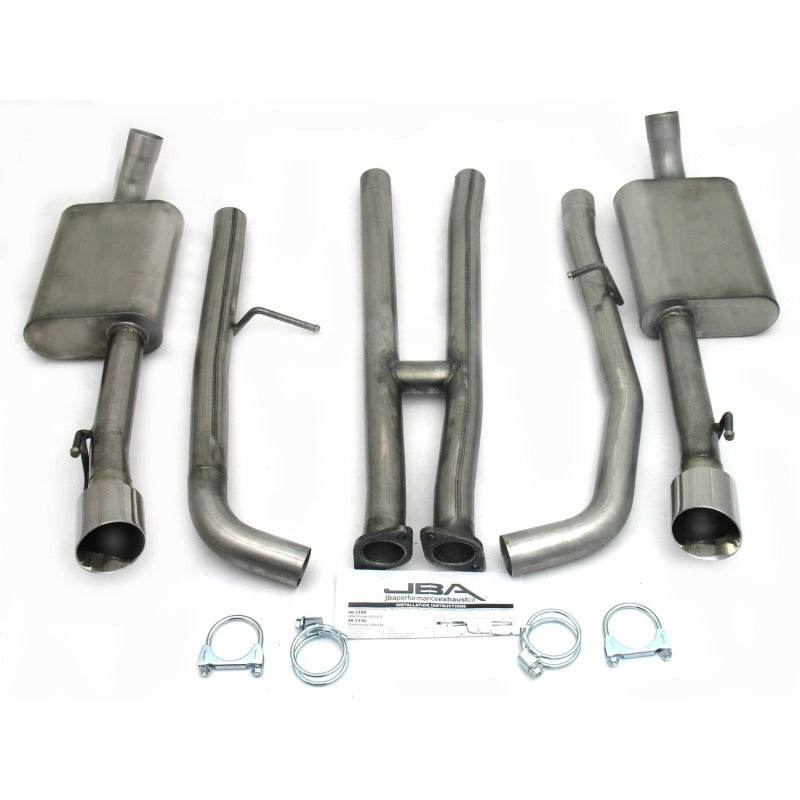 JBA 05-06 Pontiac GTO 6.0L 409SS Dual Rear Exit Cat-Back Exhaust - DTX Performance