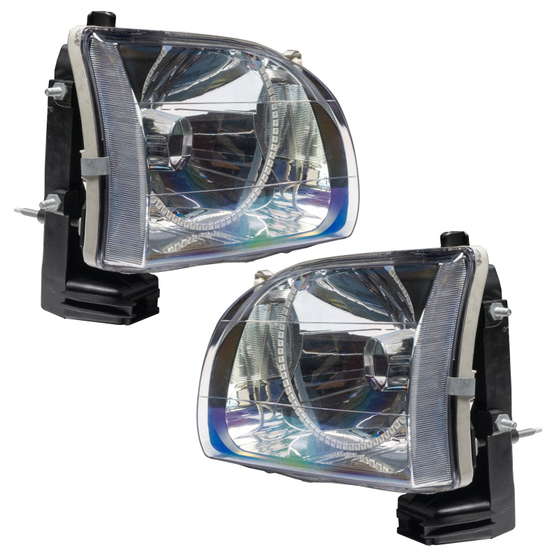 Oracle Lighting 01-04 Toyota Tacoma Pre-Assembled LED Halo Headlights -Red - DTX Performance