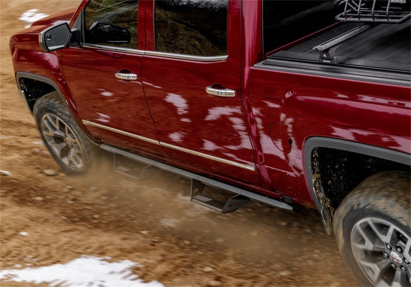 N-Fab Predator Pro Step System 16-17 Nissan Titan/Titan XD Crew Cab - Tex. Black - DTX Performance