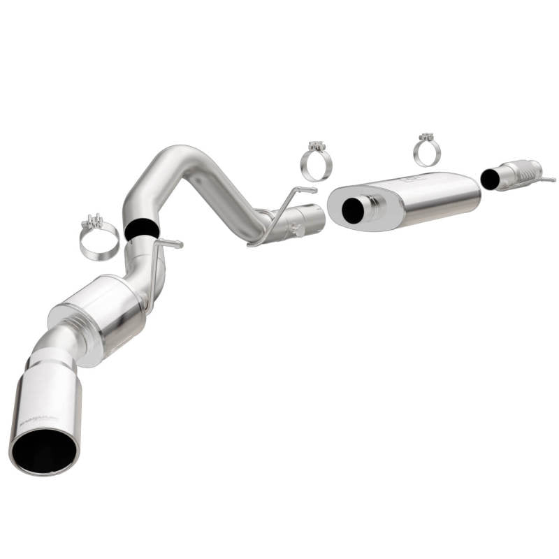 MagnaFlow MF Series SS Cat-Back Exhaust Single Passenger Side Rear Exit 2015 Cadillac Escalade - DTX Performance