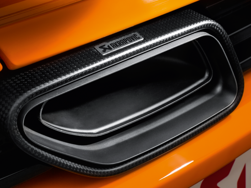 Akrapovic 12-14 McLaren 12C/12C Spyder Slip-On Line (Titanium) w/ Carbon Tips - DTX Performance