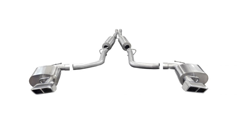 Corsa 11-13 Dodge Challenger SRT-8 6.4L V8 Auto Polished Xtreme Cat-Back Exhaust - DTX Performance