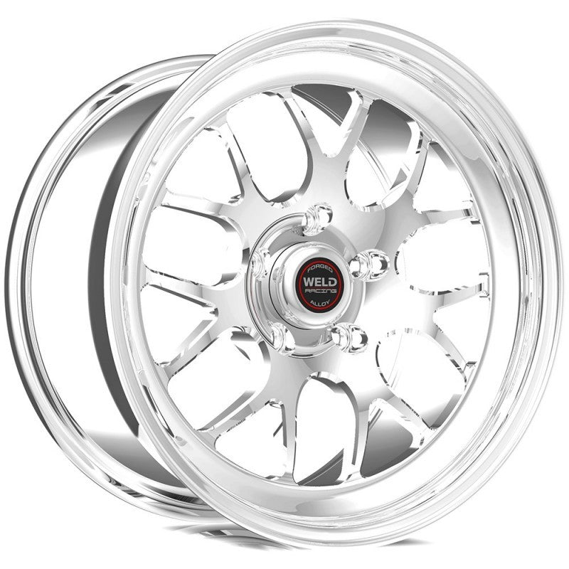 Weld S77 15x10.33 / 5x135 BP / 5.5IN BS Polished Wheel (Med Pad) - Single Beadlock - DTX Performance