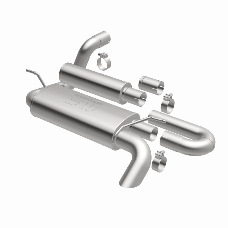 MagnaFlow 18-23 Jeep Wrangler JL 2.0L/3.6L Overland Series Axle-Back Exhaust - DTX Performance