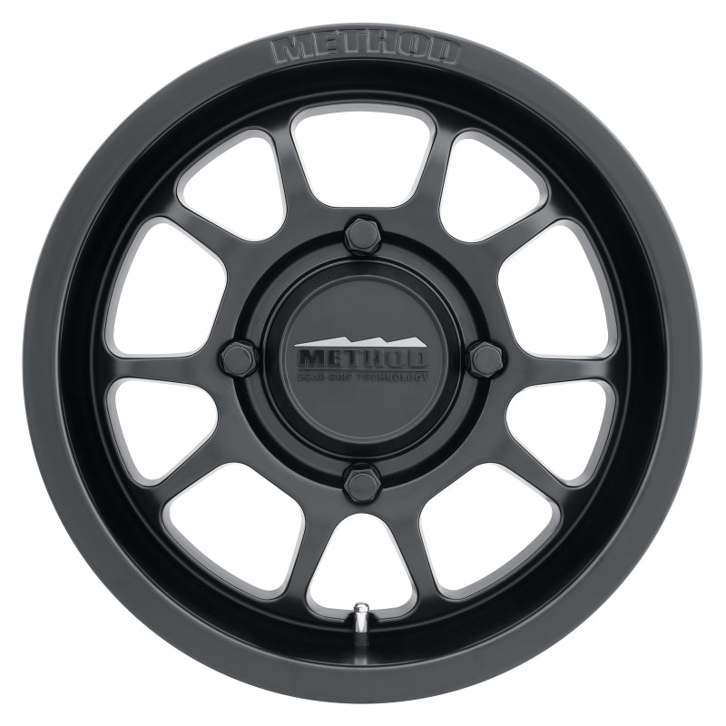 Method MR409 Bead Grip 15x7 / 4+3/13mm Offset / 4x136 / 106.25mm CB Matte Black Wheel - DTX Performance