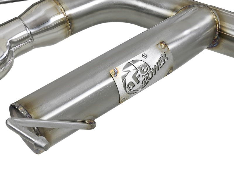 aFe MACHForce XP 08-13 BMW 135i L6-2.0L N54/N55 3in. 304 SS Axle-Back Exhaust w/Polished Tips - DTX Performance