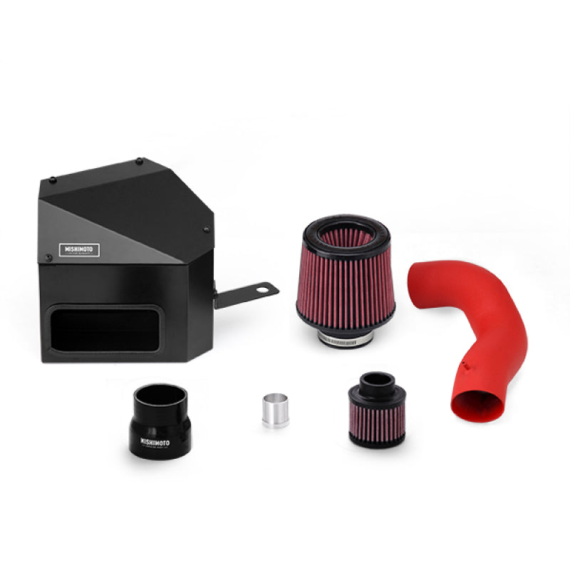 Mishimoto 15-16 VW Golf/GTI 1.8L/2.0L Performance Air Intake Kit - Wrinkle Red - DTX Performance