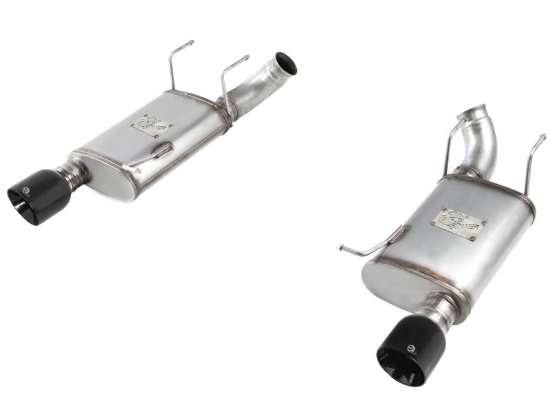 aFe MACHForce XP Exhaust 11-14 Ford Mustang GT V8-5.0L 3in. Stainless Steel Axle-Back w/Black Tips - DTX Performance