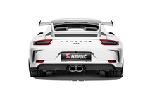 Load image into Gallery viewer, Akrapovic 2018 Porsche 911 GT3 (991.2) Slip-On Race Line (Titanium) w/Titanium Tail Pipe Set - DTX Performance