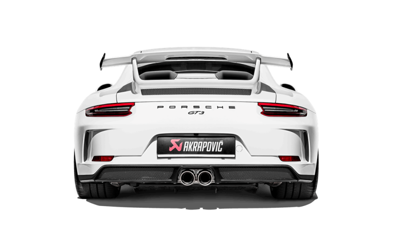 Akrapovic 2018 Porsche 911 GT3 (991.2) Slip-On Race Line (Titanium) w/Header/Tail Pipes - DTX Performance