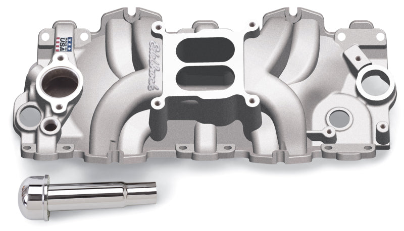 Edelbrock Intake Manifold Single Quad Perf RPM BBC 409 Inwin Lg Port As-Cast - DTX Performance